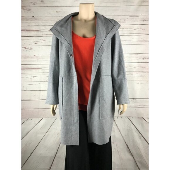KENNETH COLE Gray Sweater Coat Jacket Size 1X - Picture 7 of 11